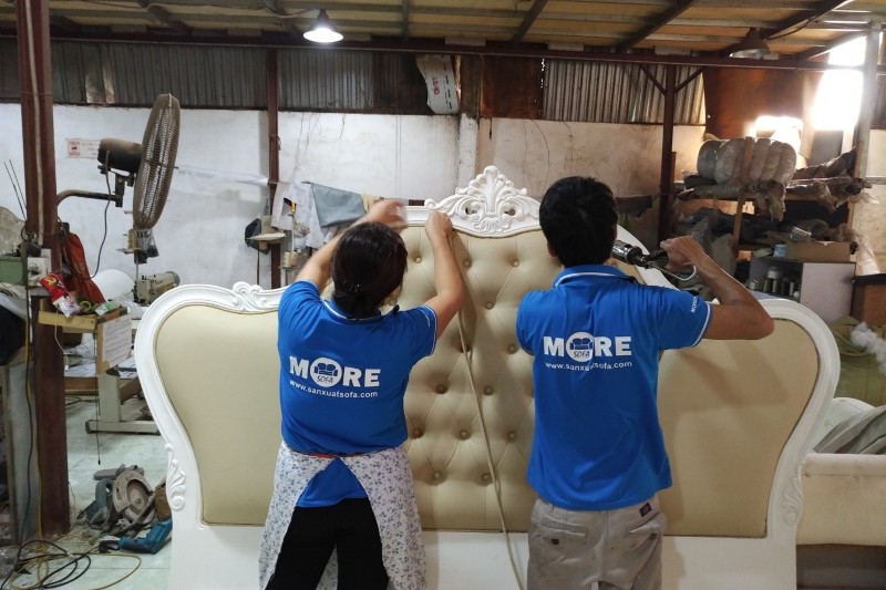 Giường bọc nỉ và đầu giường bọc nỉ đẹp, giá rẻ Giường bọc nỉ và đầu giường bọc nỉ đẹp, giá rẻ