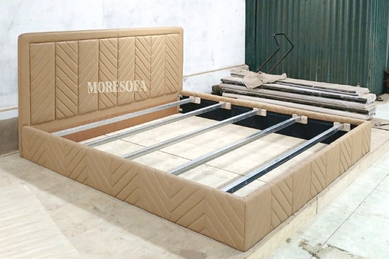 Giường bọc nỉ và đầu giường bọc nỉ đẹp, giá rẻ Giường bọc nỉ và đầu giường bọc nỉ đẹp, giá rẻ