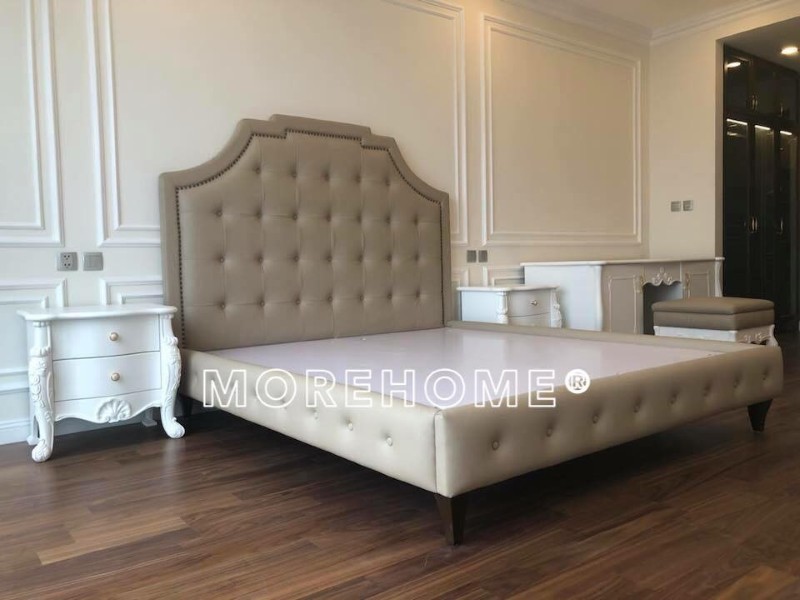 Giường bọc nỉ và đầu giường bọc nỉ đẹp, giá rẻ Giường bọc nỉ và đầu giường bọc nỉ đẹp, giá rẻ